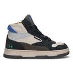 BunniesJR Billie Baas hoge sneakers jongens blauw