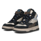 BunniesJR Billie Baas hoge sneakers jongens blauw