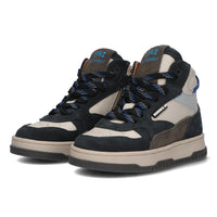 BunniesJR Billie Baas hoge sneakers jongens blauw
