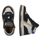 BunniesJR Billie Baas hoge sneakers jongens blauw