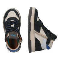 BunniesJR Billie Baas hoge sneakers jongens blauw