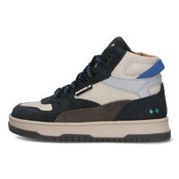 BunniesJR Billie Baas hoge sneakers jongens blauw