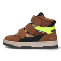 BunniesJR Benjamin Baas hoge sneakers jongens cognac