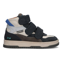BunniesJR Benjamin Baas hoge sneakers jongens blauw