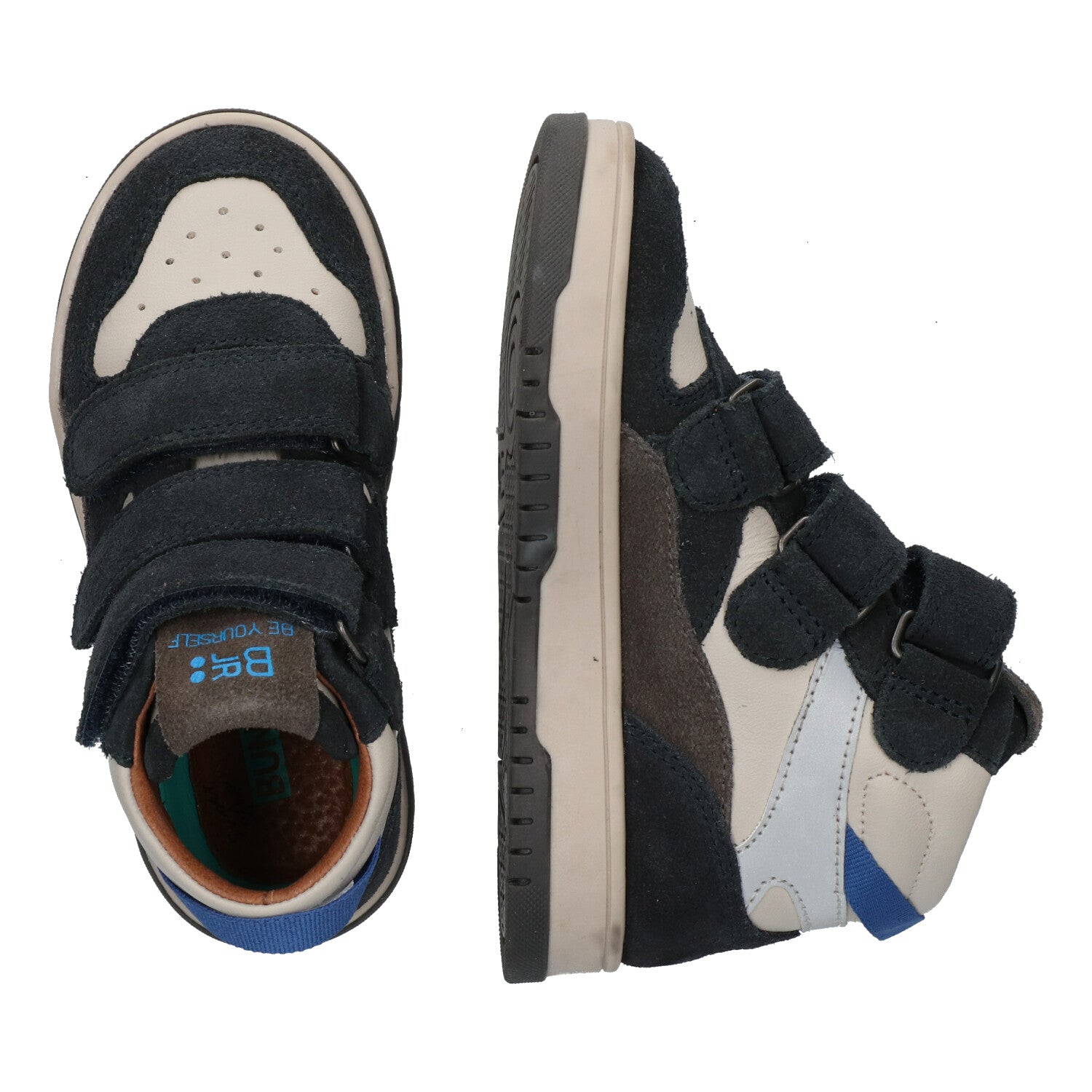 Benjamin Baas Hoge Sneakers Jongens Blauw