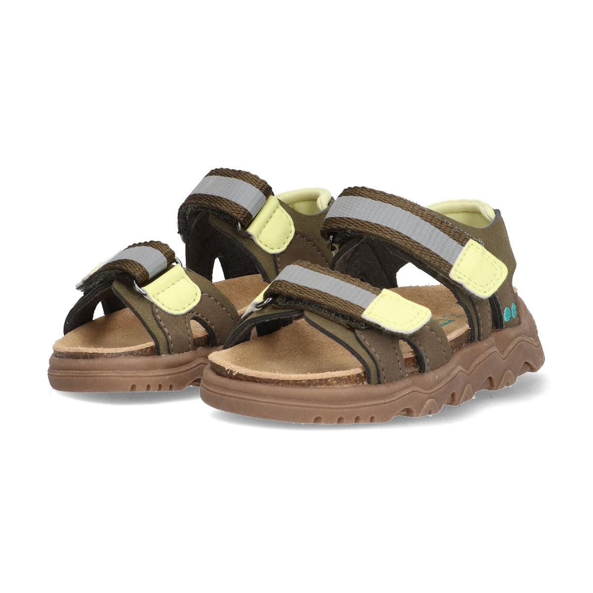 BunniesJR Robert Rock sandalen jongens groen