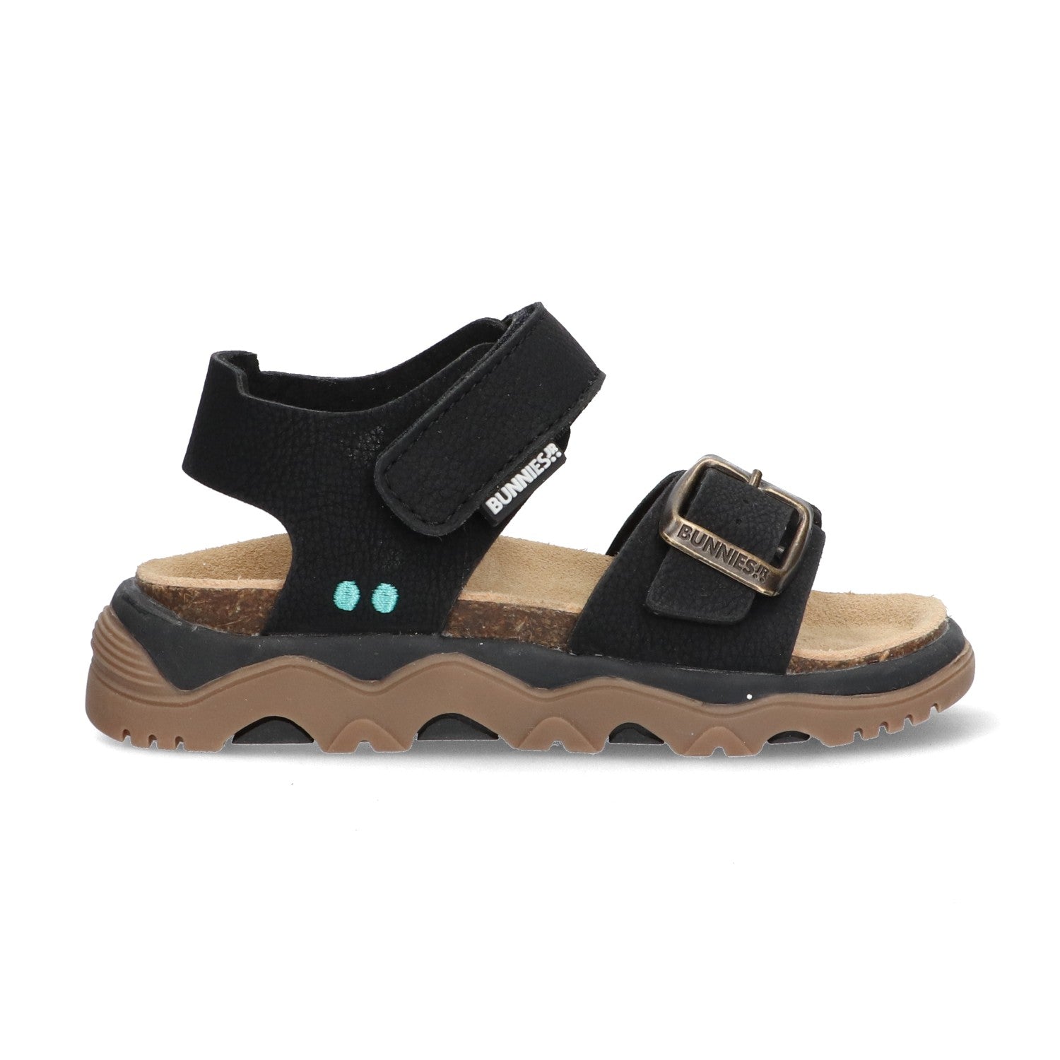 BunniesJR Raf Rock sandalen zwart jongens