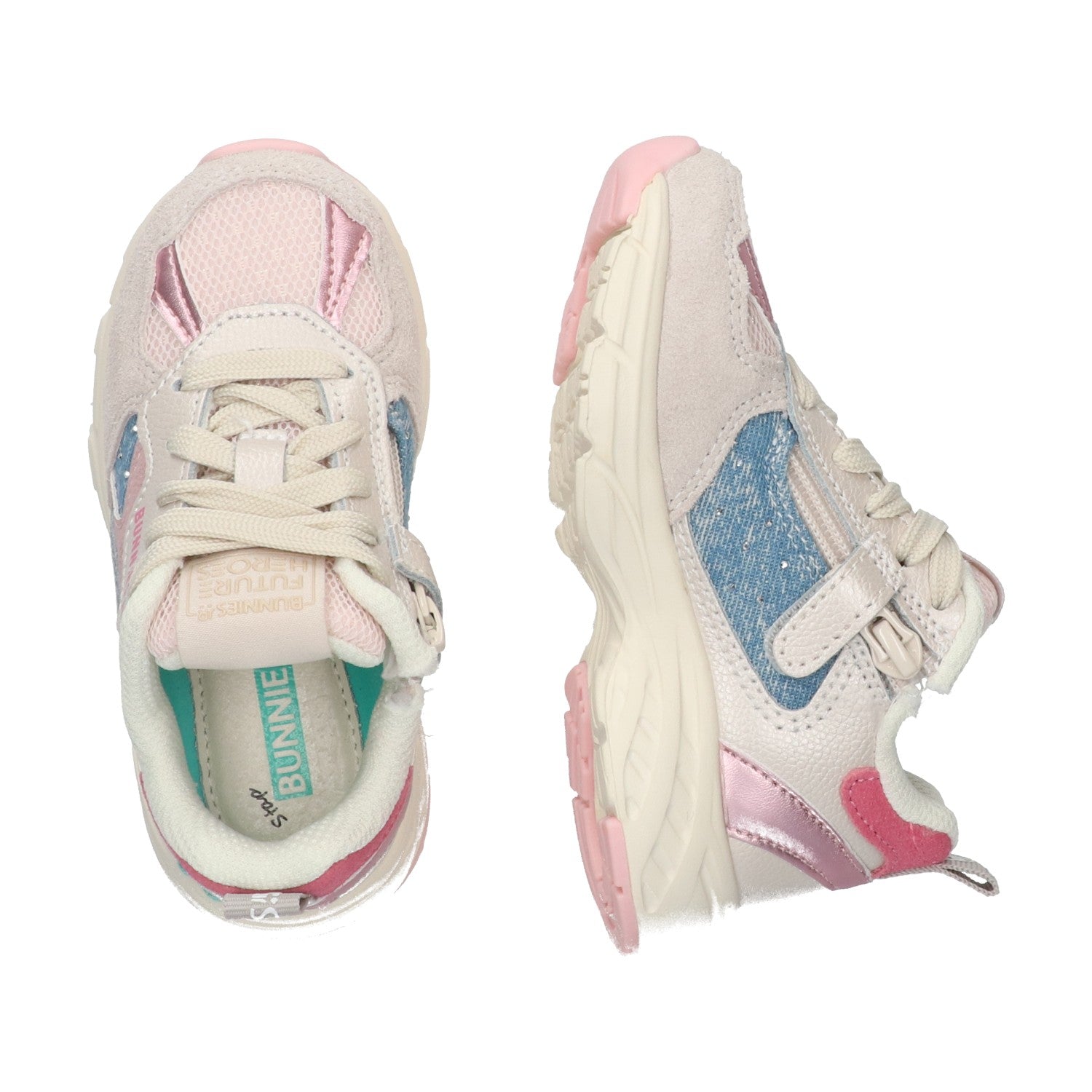 Daan Dash Lage Sneakers Meisjes Roze