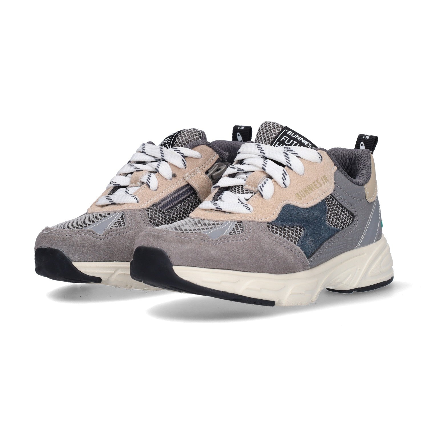 Daan Dash Lage Sneakers Jongens Grijs
