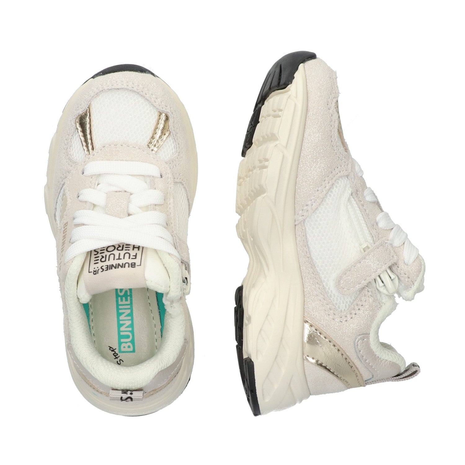 Daan Dash Lage Sneakers Meisjes Beige