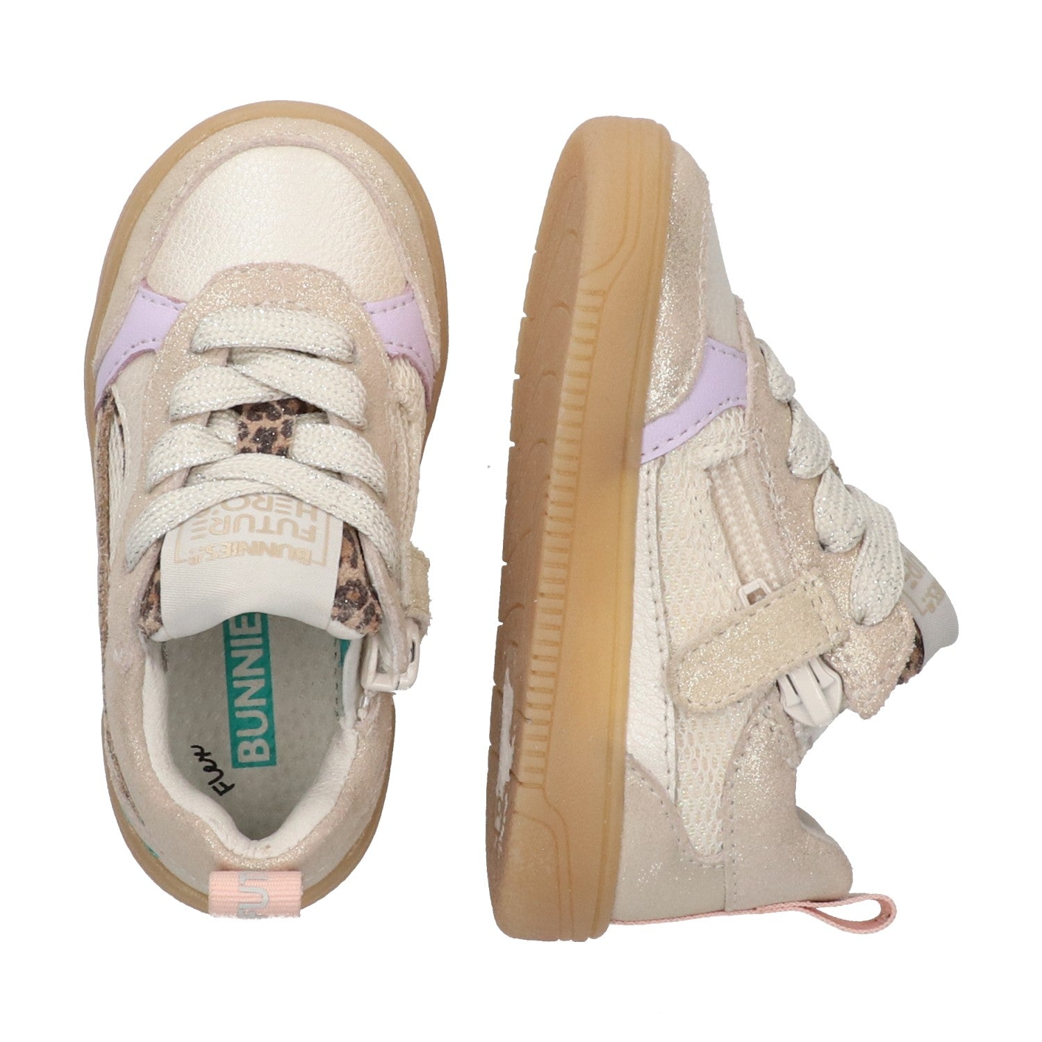 Maxime Mellow Lage Sneakers Meisjes Beige