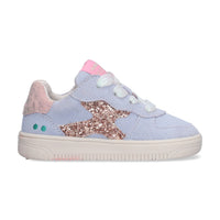 Monica Mellow Lage Sneakers Meisjes Blauw