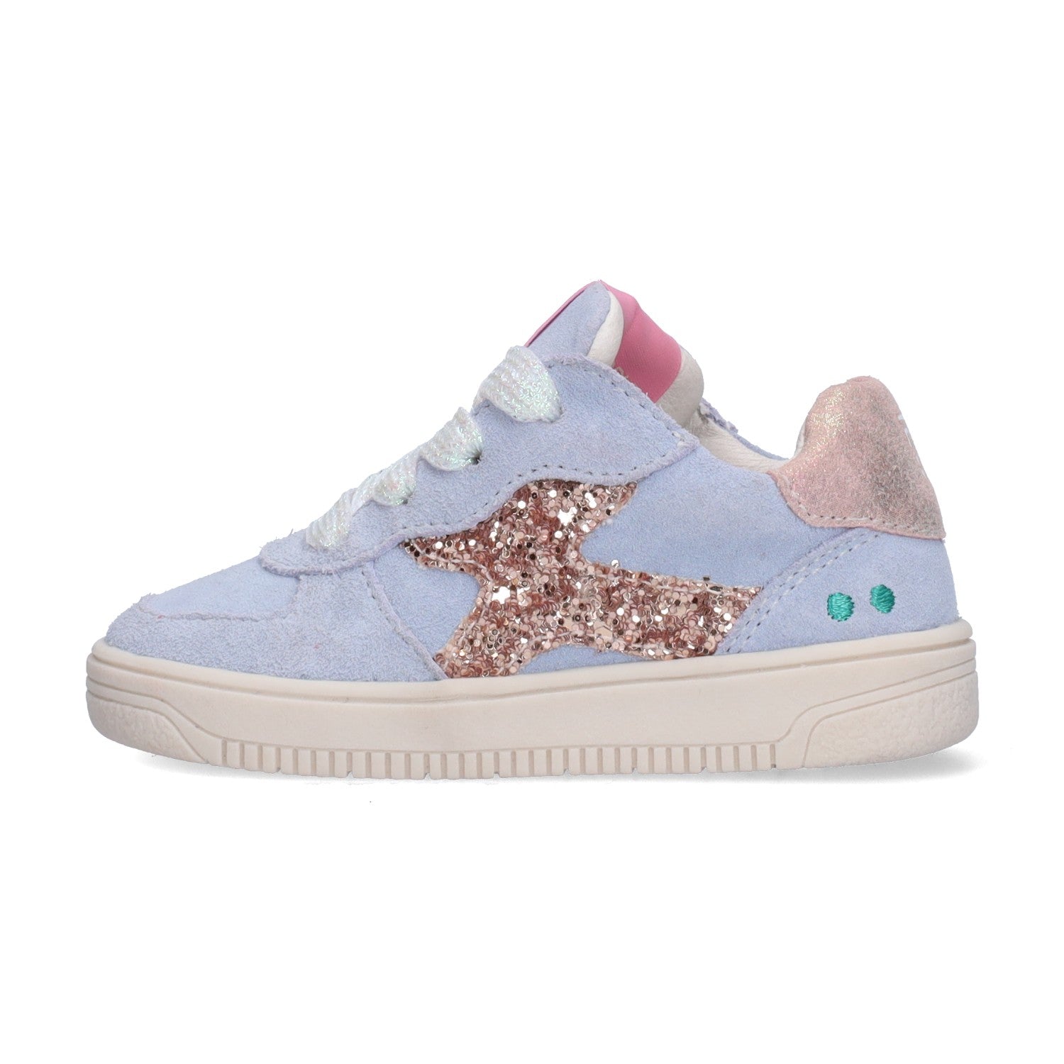 Monica Mellow Lage Sneakers Meisjes Blauw