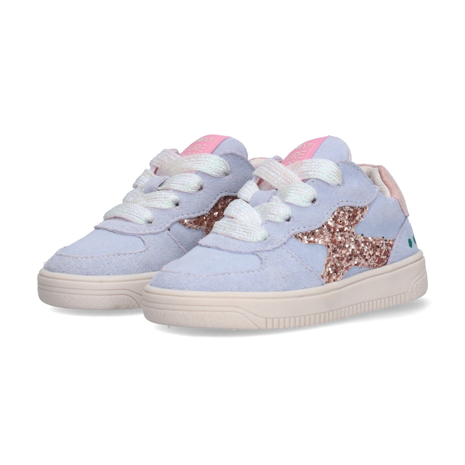 Monica Mellow Lage Sneakers Meisjes Blauw