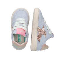 Monica Mellow Lage Sneakers Meisjes Blauw