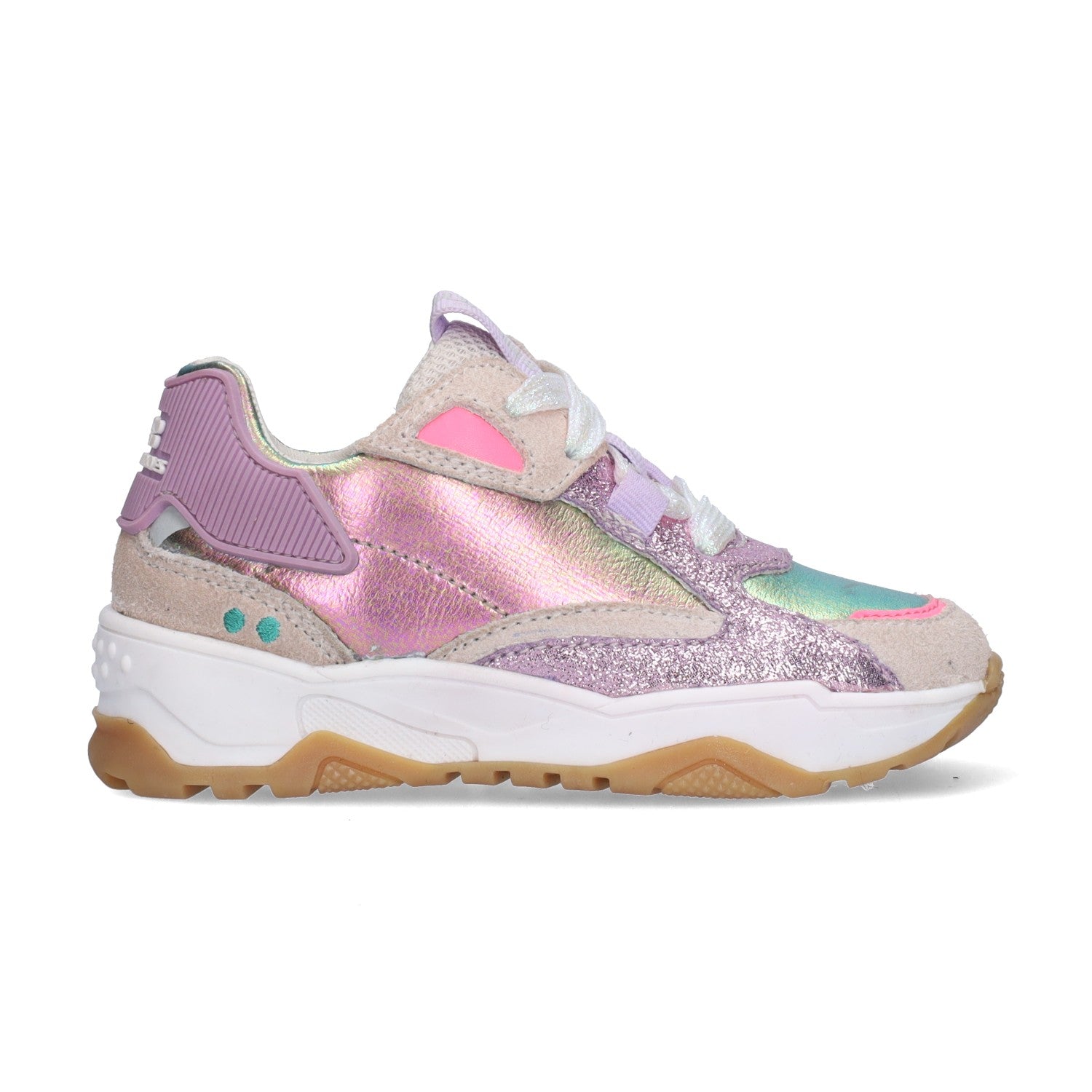 Cody Chunky Lage Sneakers Meisjes Multicolor