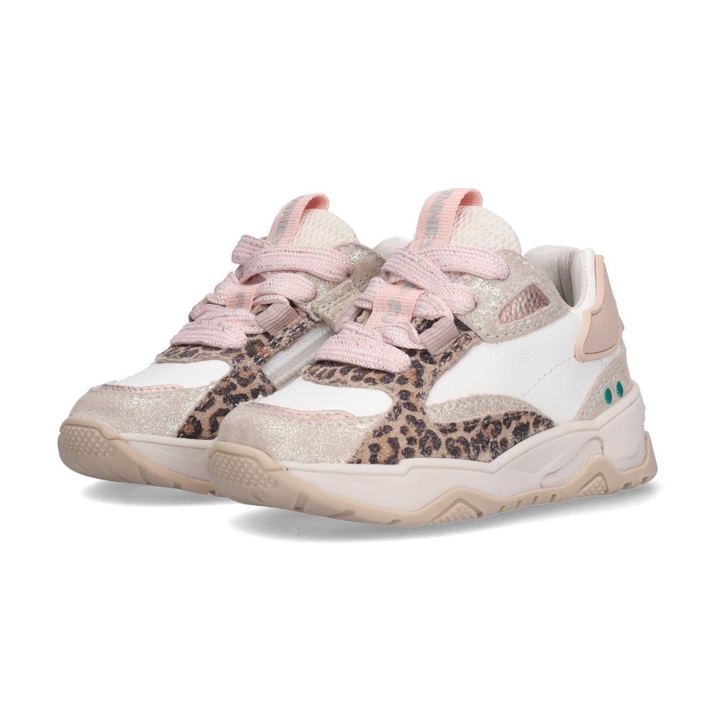 Cody Chunky Lage Sneakers Meisjes Beige