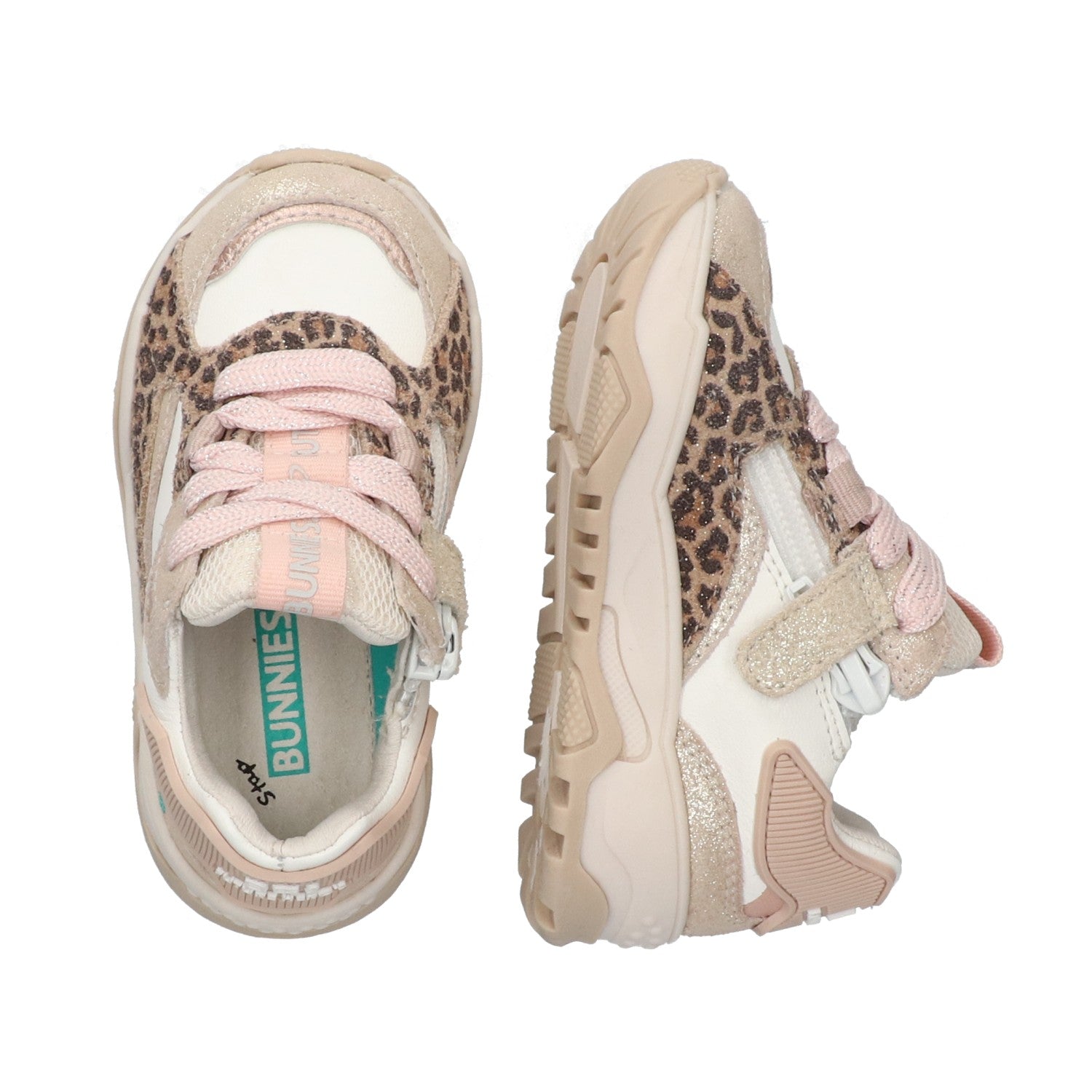 Cody Chunky Lage Sneakers Meisjes Beige