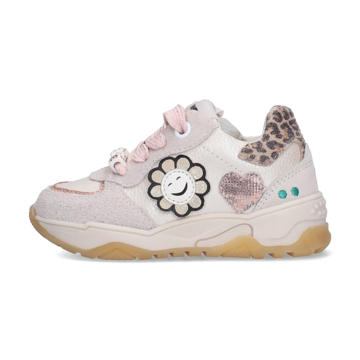Camille Chunky Lage Sneakers Meisjes Grijs