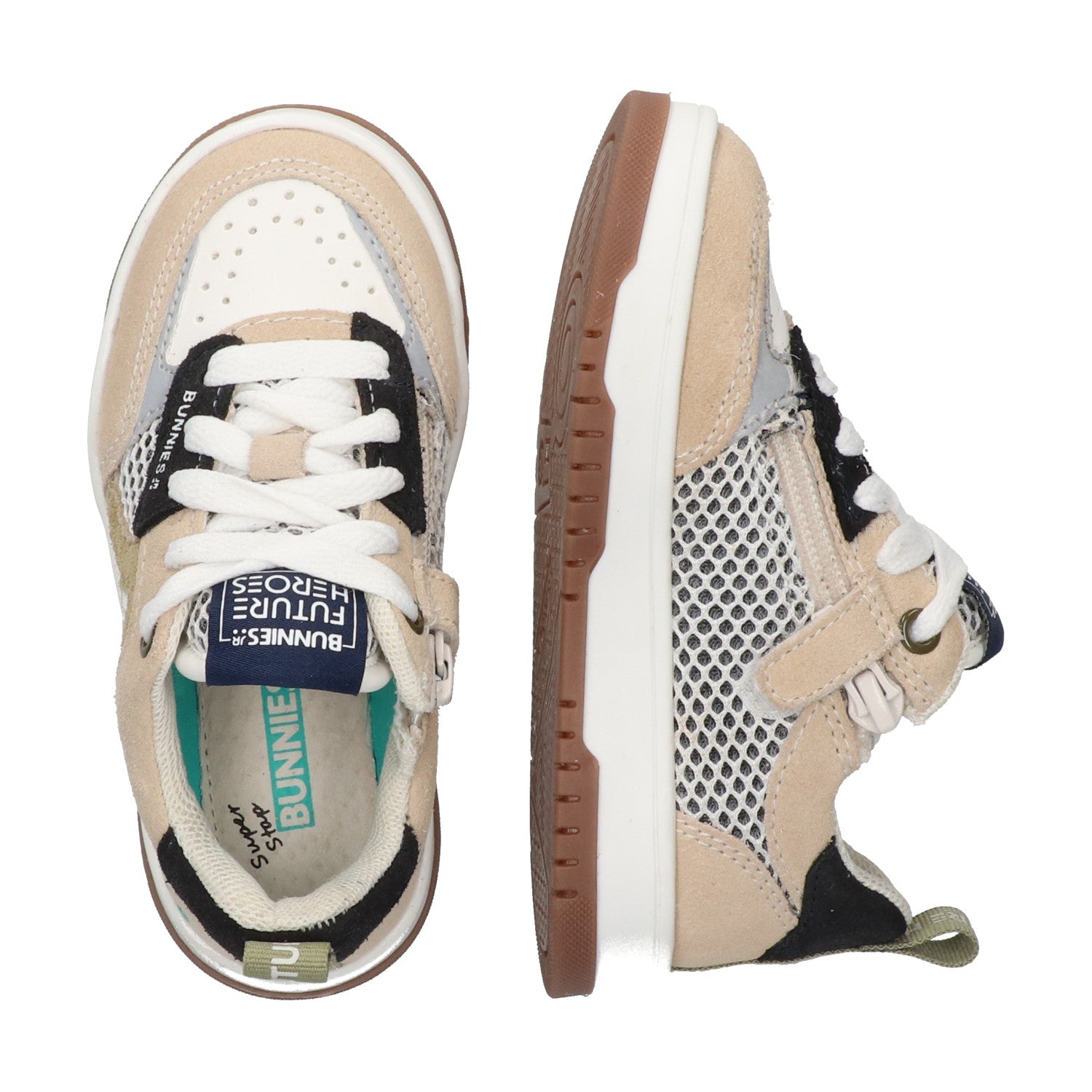 Brad Baas Lage Sneakers Jongens Beige