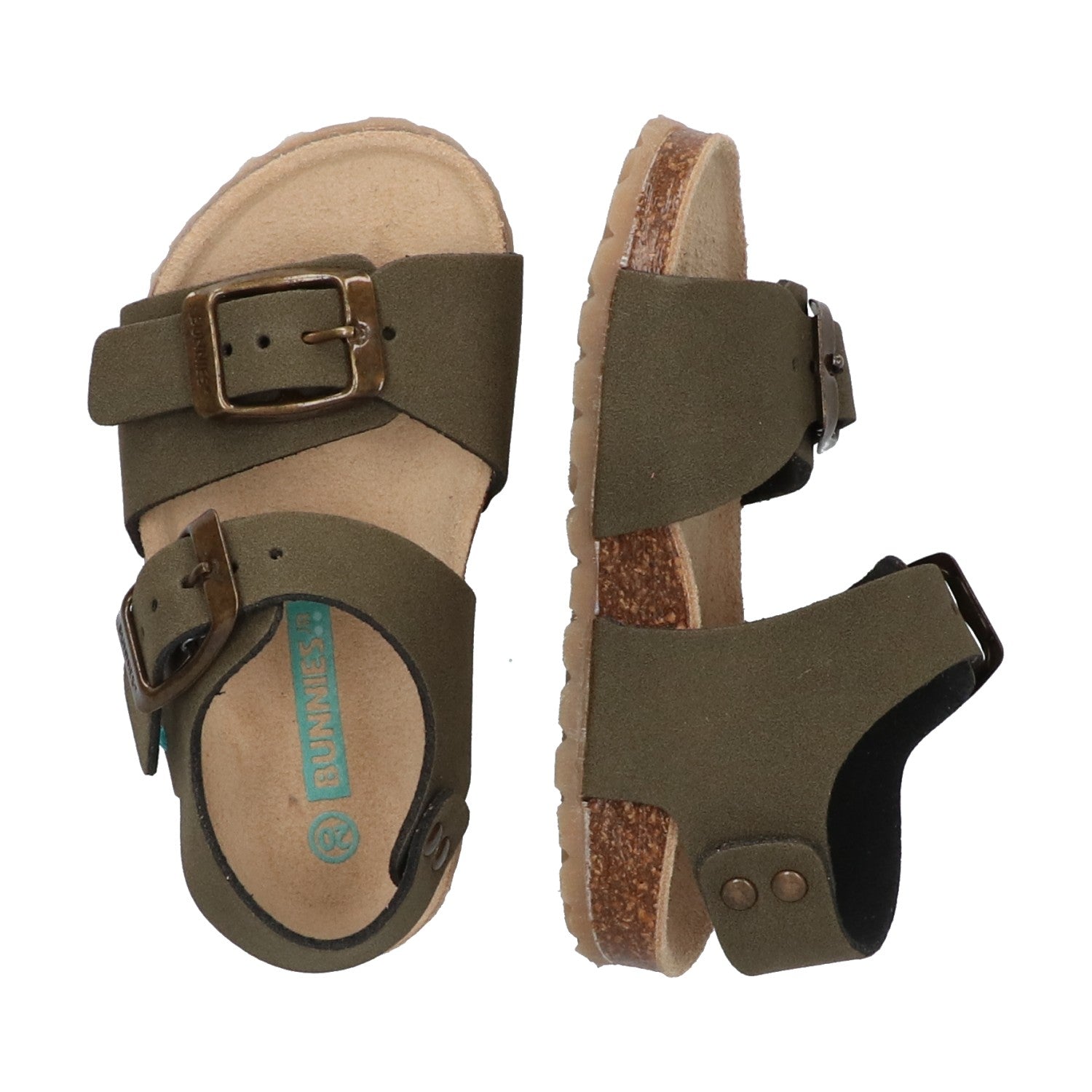 Bonny Beach Platte Sandalen Jongens Groen