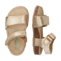 Bimi Beach Platte Sandalen Meisjes Beige