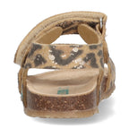 Bimi Beach Platte Sandalen Meisjes Bruin