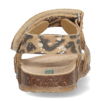 Bimi Beach Platte Sandalen Meisjes Bruin