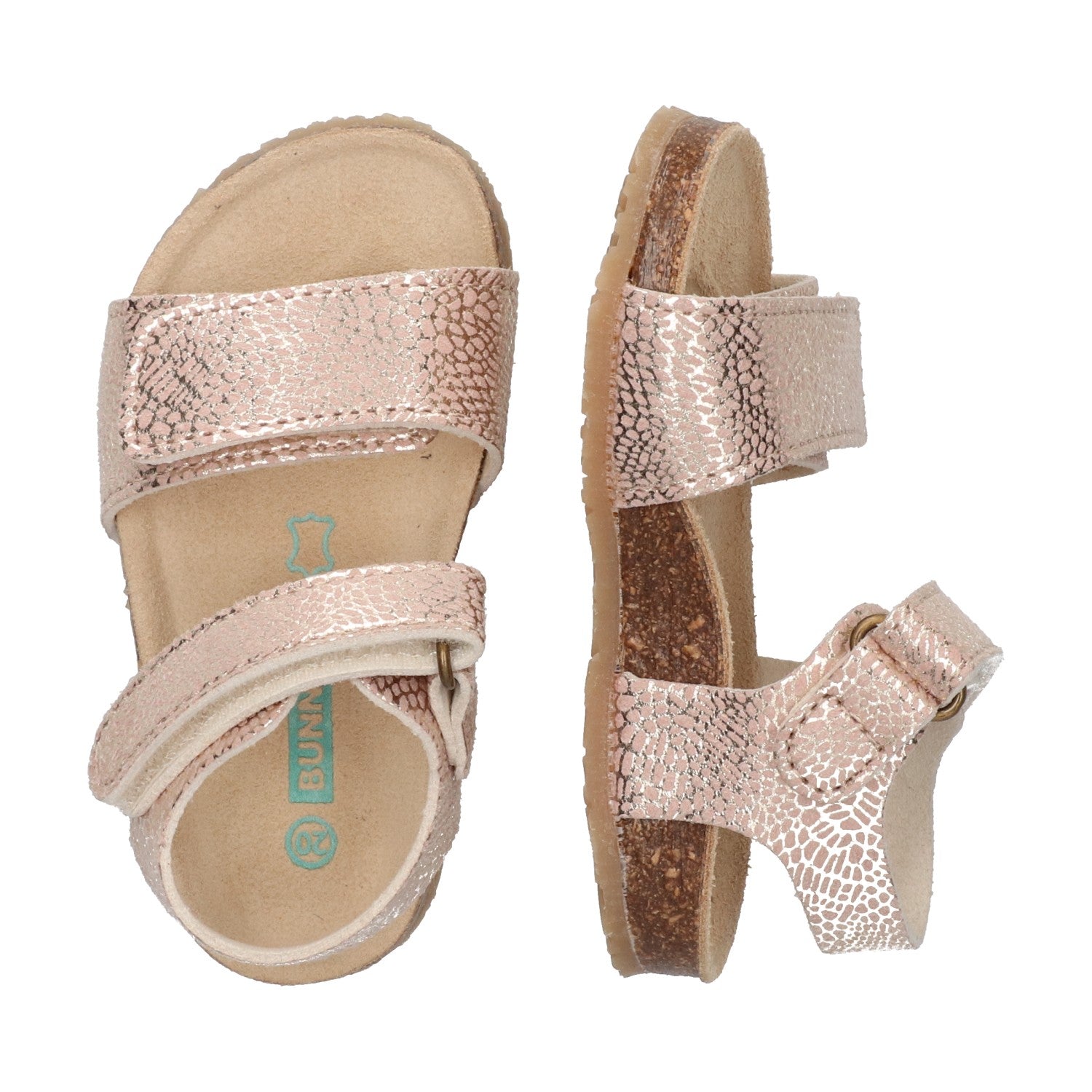 Bimi Beach Platte Sandalen Meisjes Roze