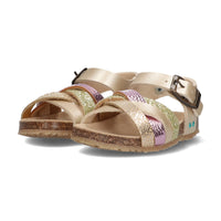 Becky Beach Platte Sandalen Meisjes Goud