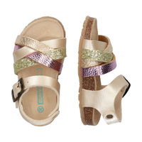 Becky Beach Platte Sandalen Meisjes Goud