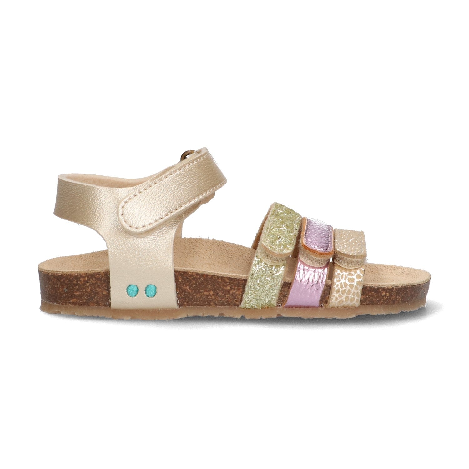 Babs Beach Platte Sandalen Meisjes Goud