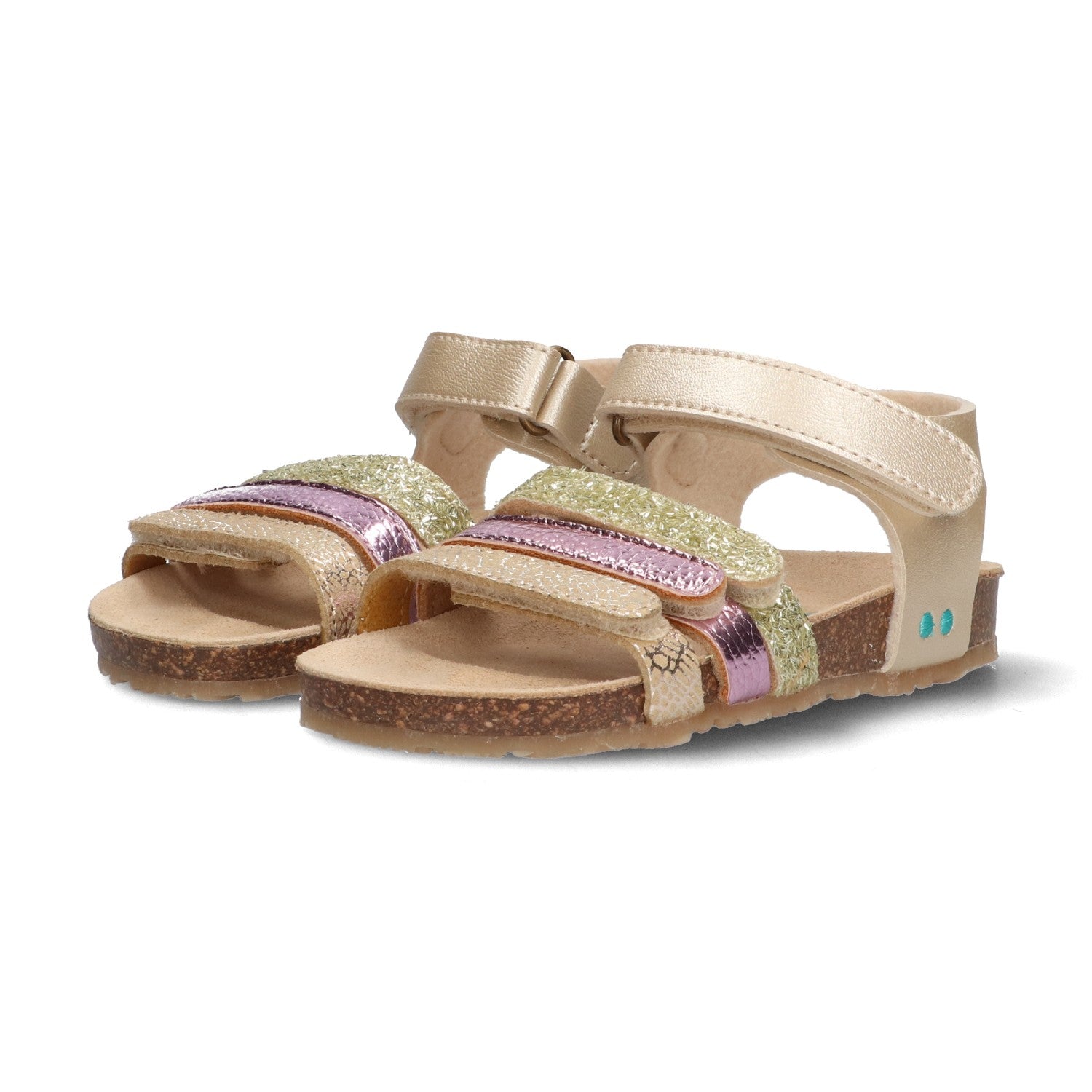Babs Beach Platte Sandalen Meisjes Goud