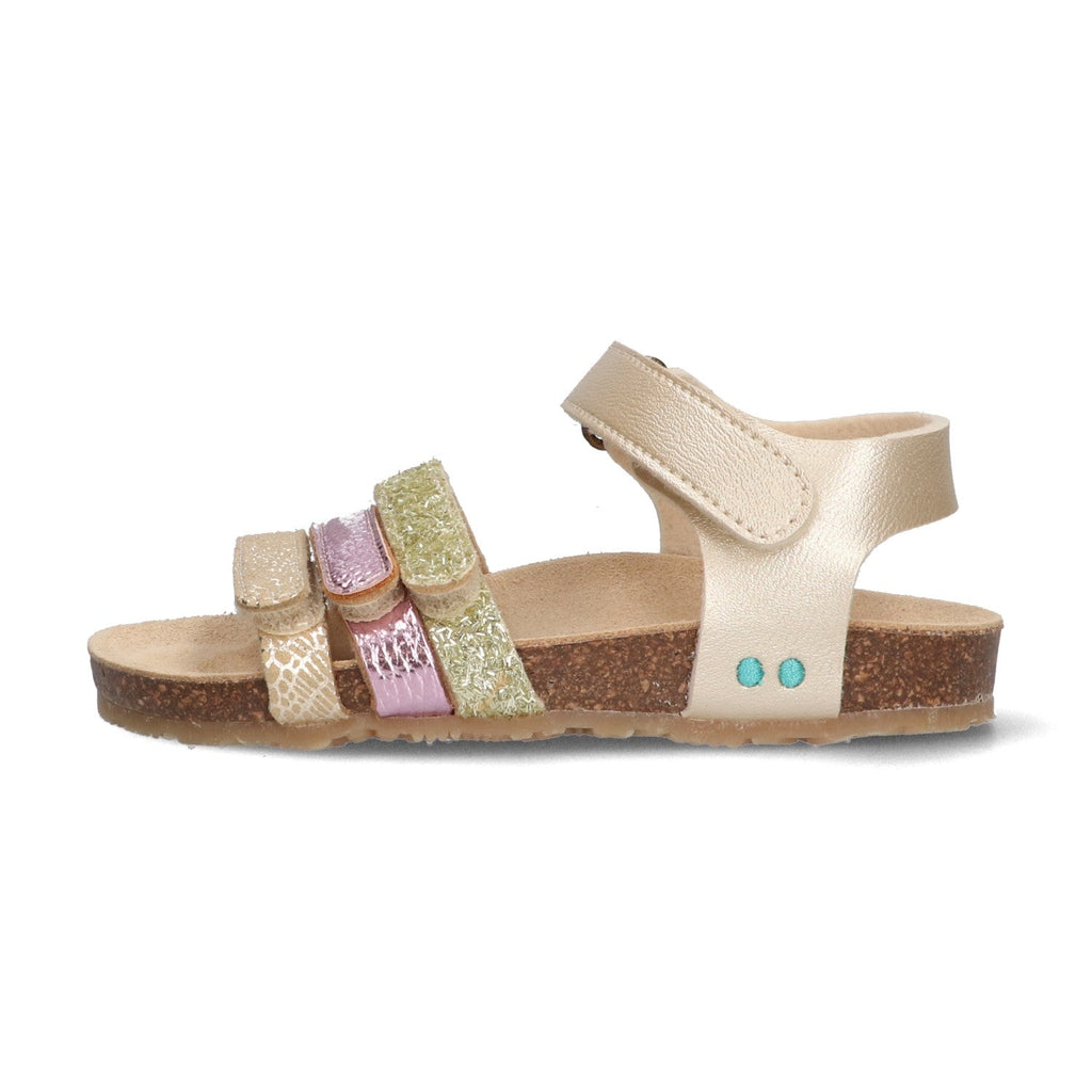 Babs Beach Platte Sandalen Meisjes Goud