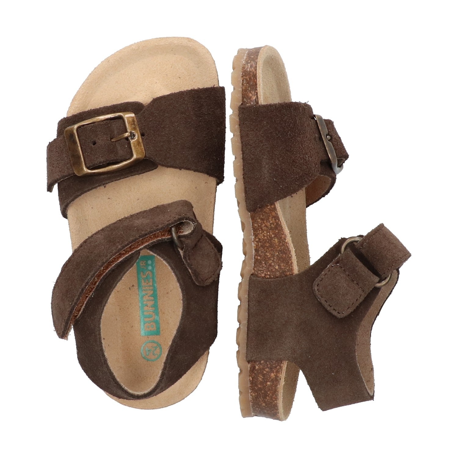 Ben Beach Platte Sandalen Jongens Bruin
