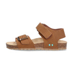 Ben Beach Platte Sandalen Jongens Cognac