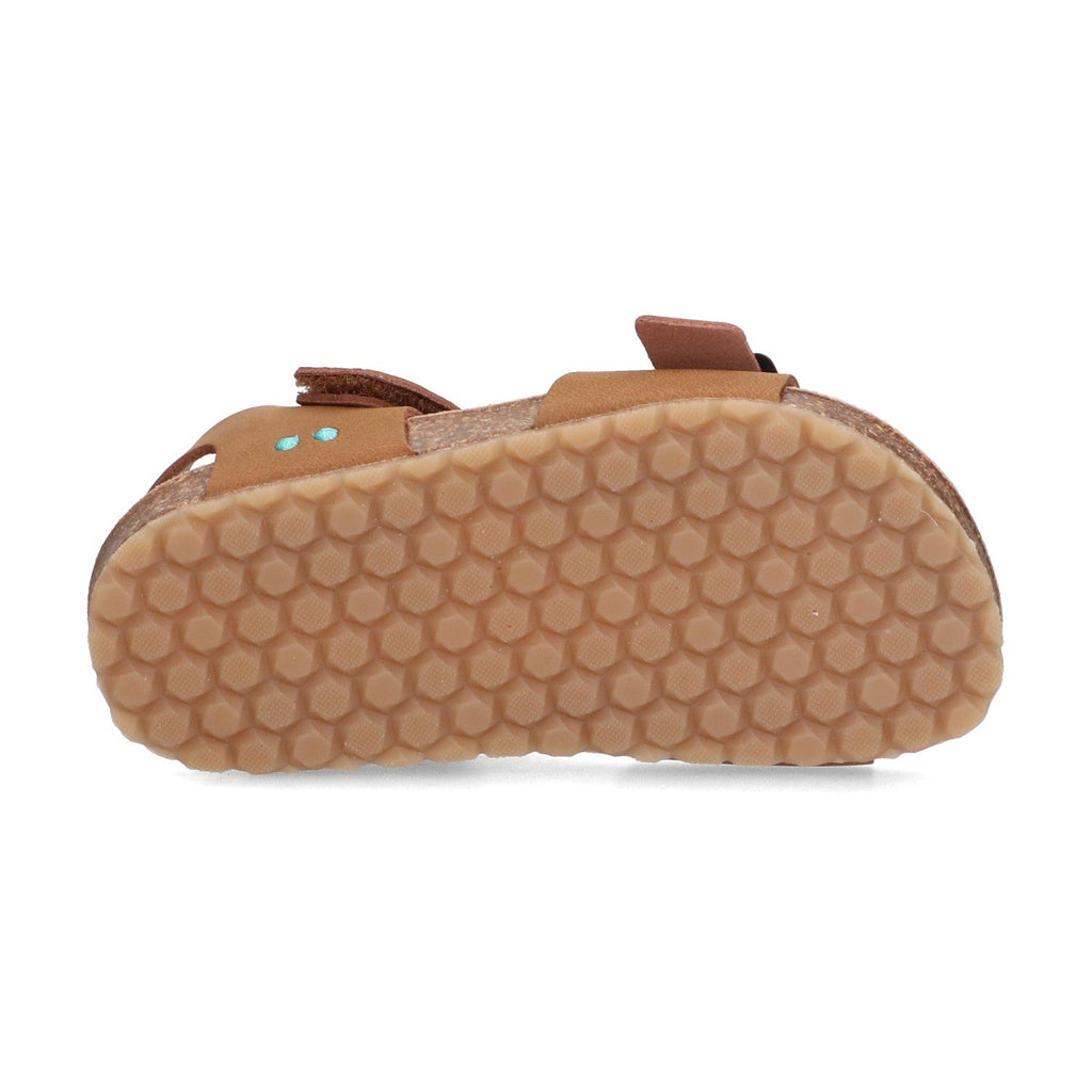 Ben Beach Platte Sandalen Jongens Cognac