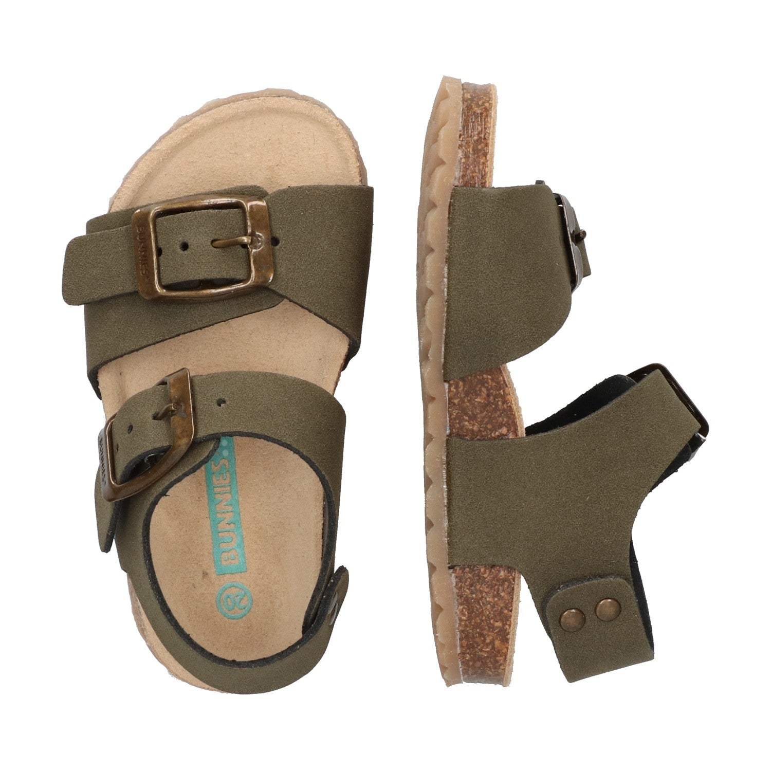 Ben Beach Platte Sandalen Jongens Groen