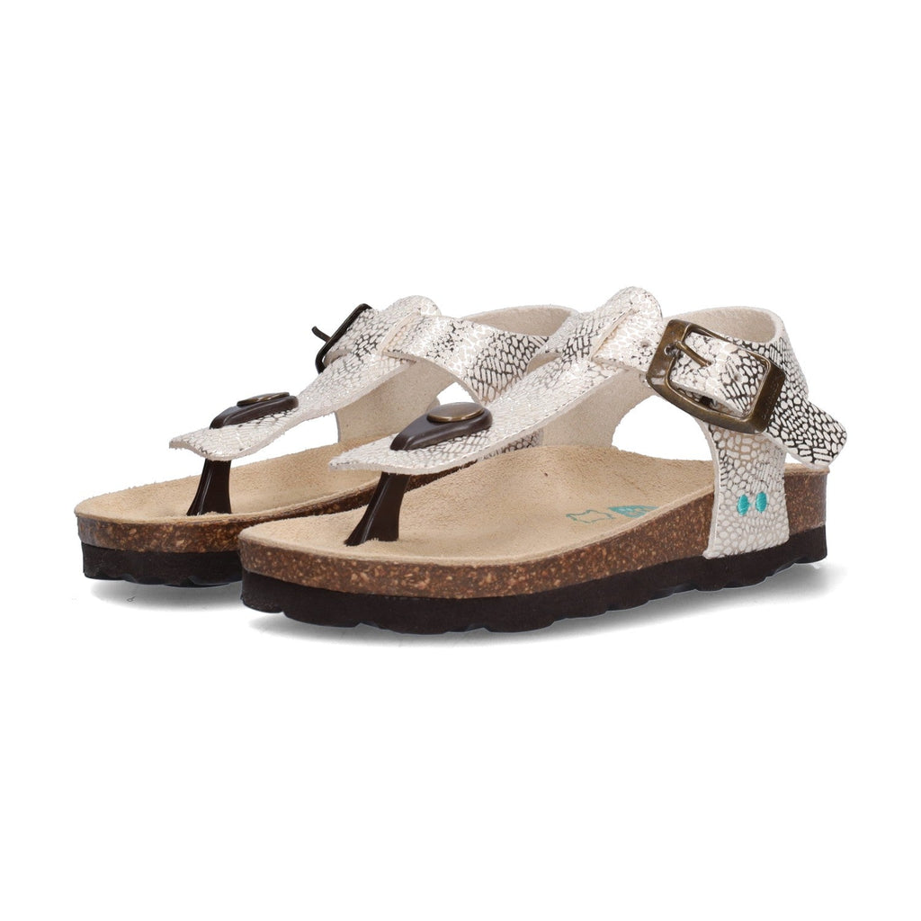 Benthe Beach Platte Sandalen Meisjes Beige