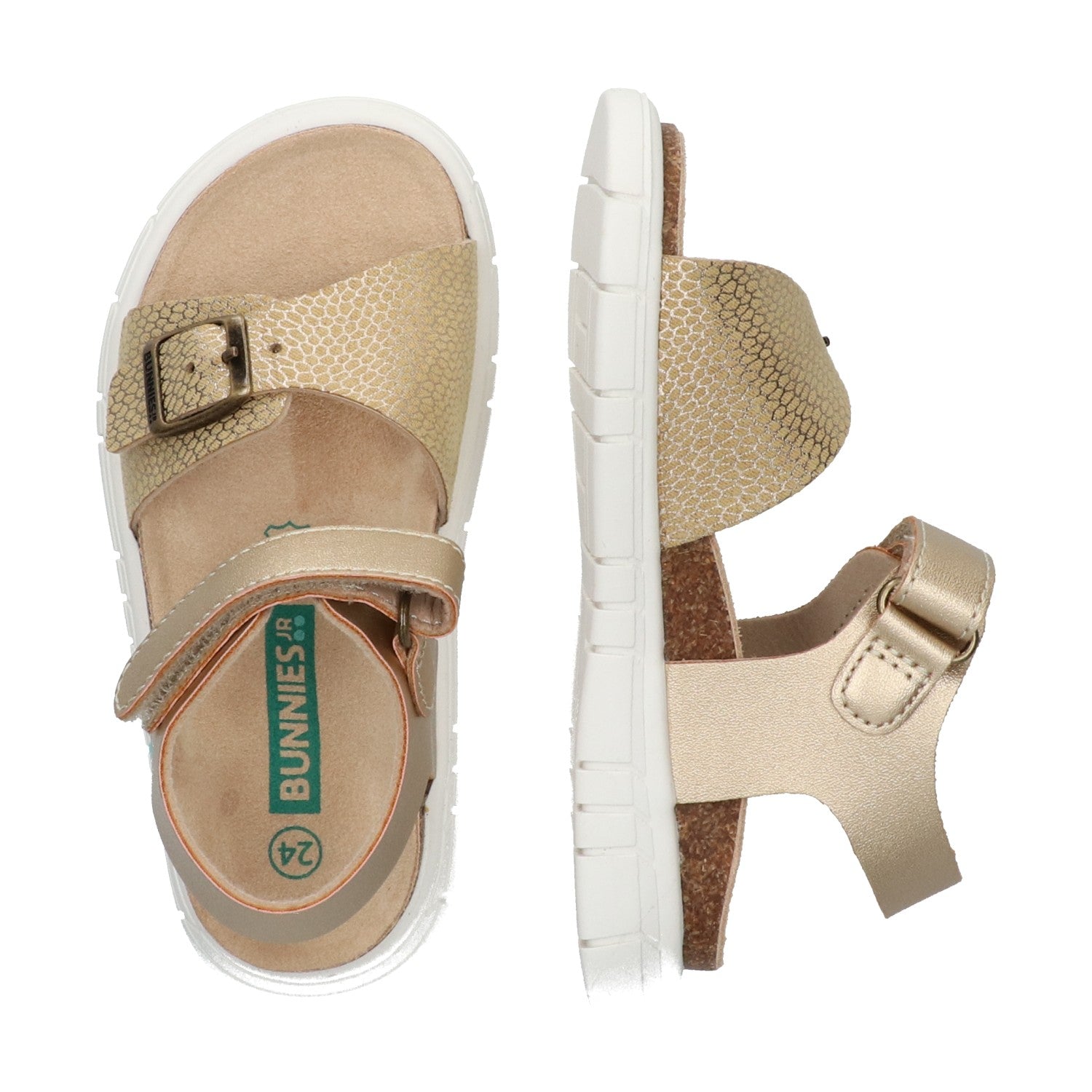 Bo Beach Platte Sandalen Meisjes Bruin