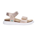 Bregje Beach Platte Sandalen Meisjes Beige