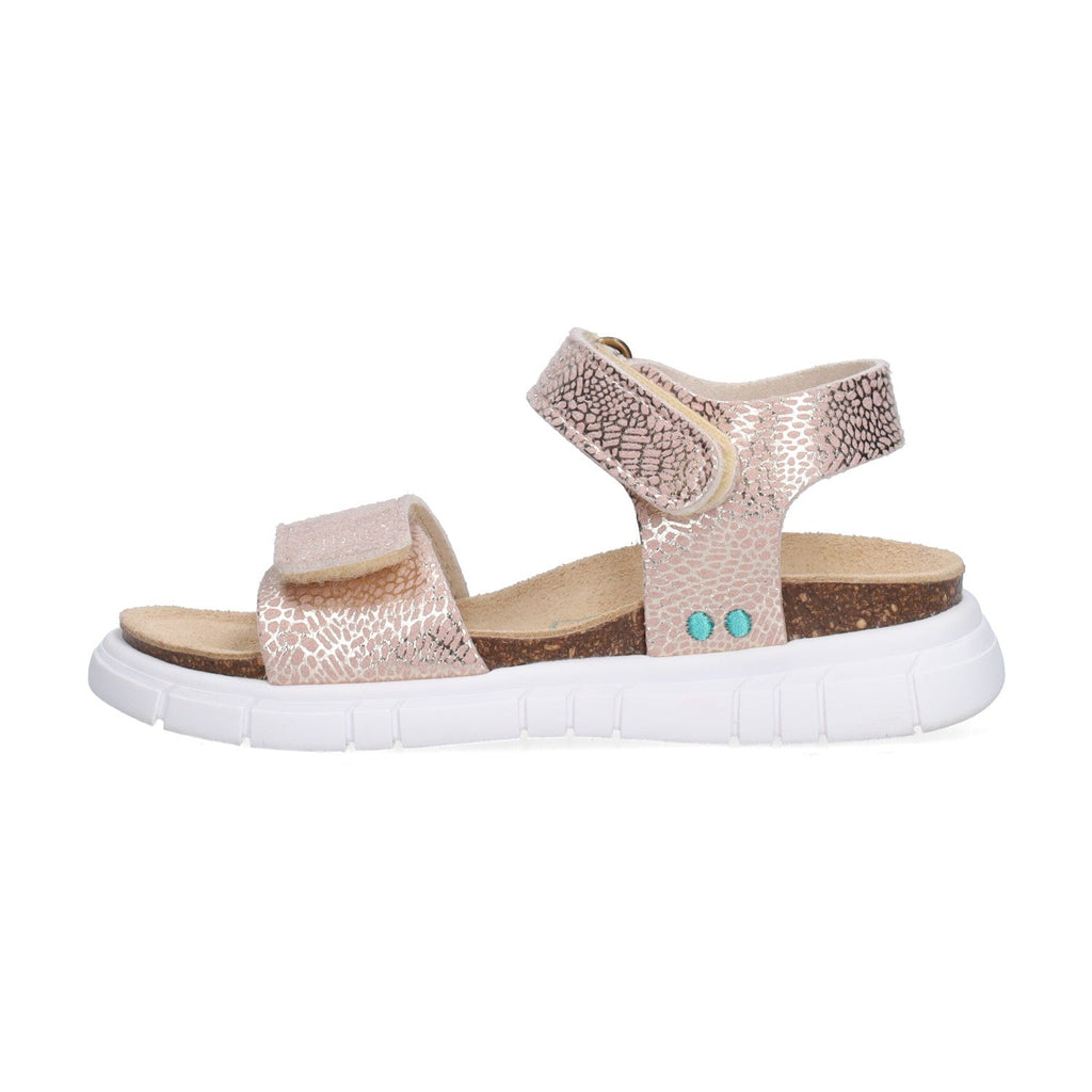 Bregje Beach Platte Sandalen Meisjes Beige