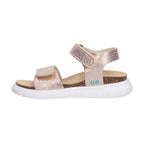 Bregje Beach Platte Sandalen Meisjes Beige