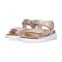 Bregje Beach Platte Sandalen Meisjes Beige