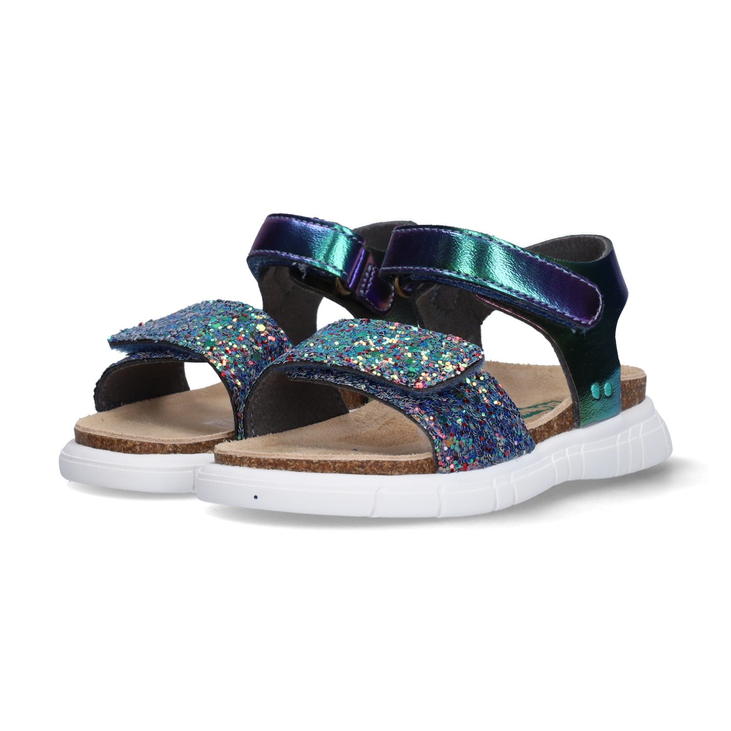 Bregje Beach Platte Sandalen Meisjes Multicolor