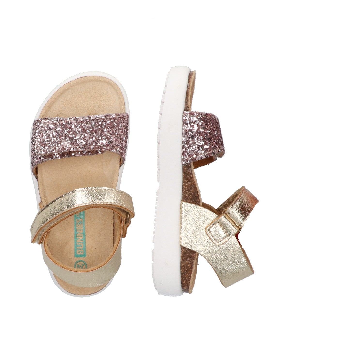 Vanessa Verano Platte Sandalen Meisjes Goud