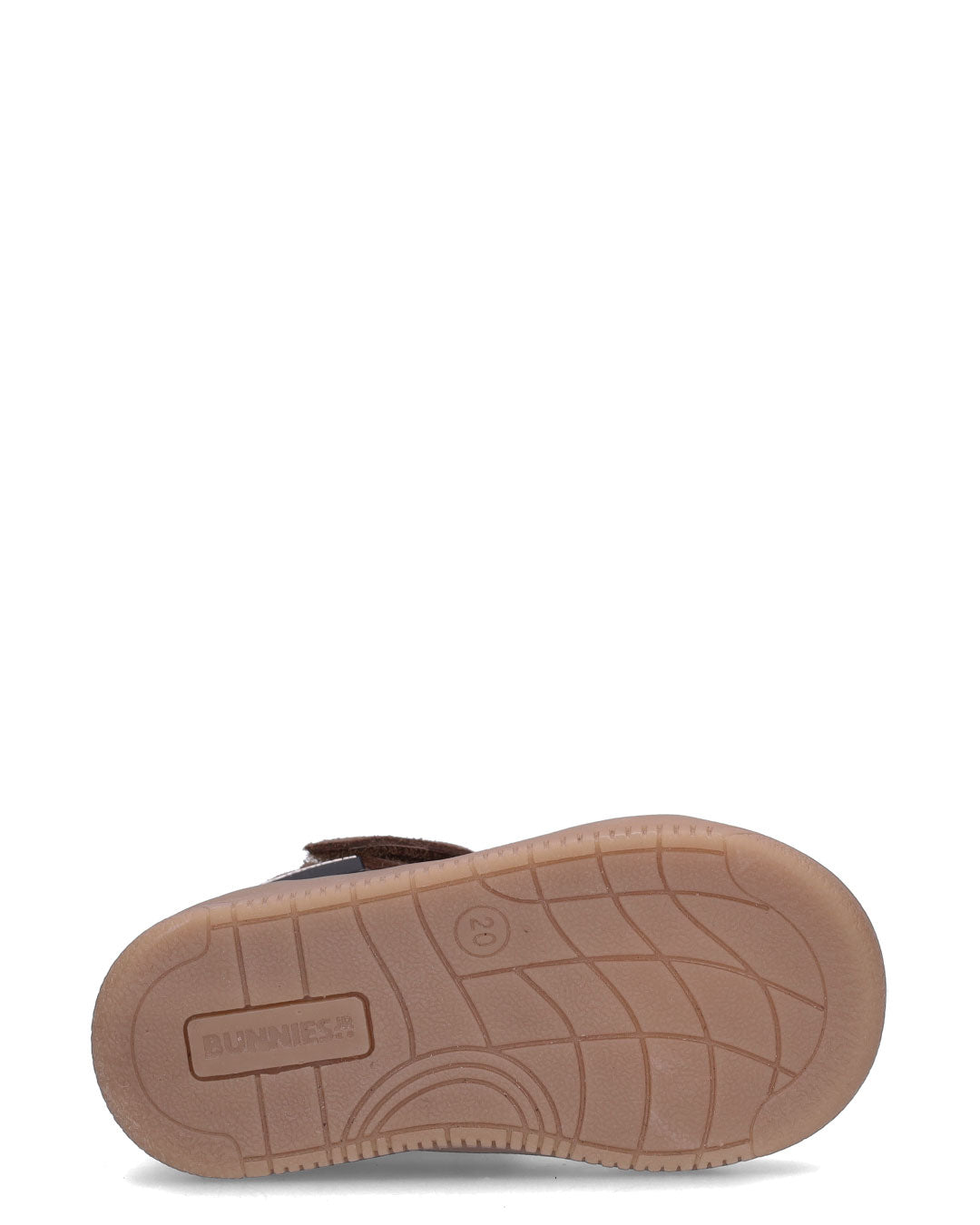 MARLON MELLOW Unisex Sneakers Bruin met Rood