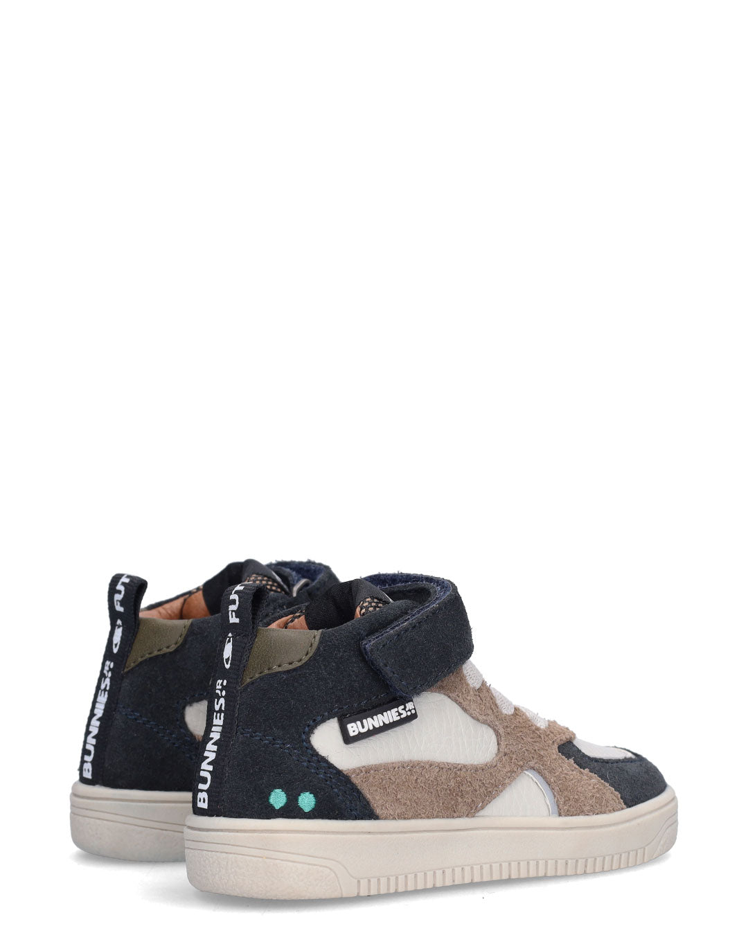 MARLON MELLOW Jongens Sneakers Blauw met Beige