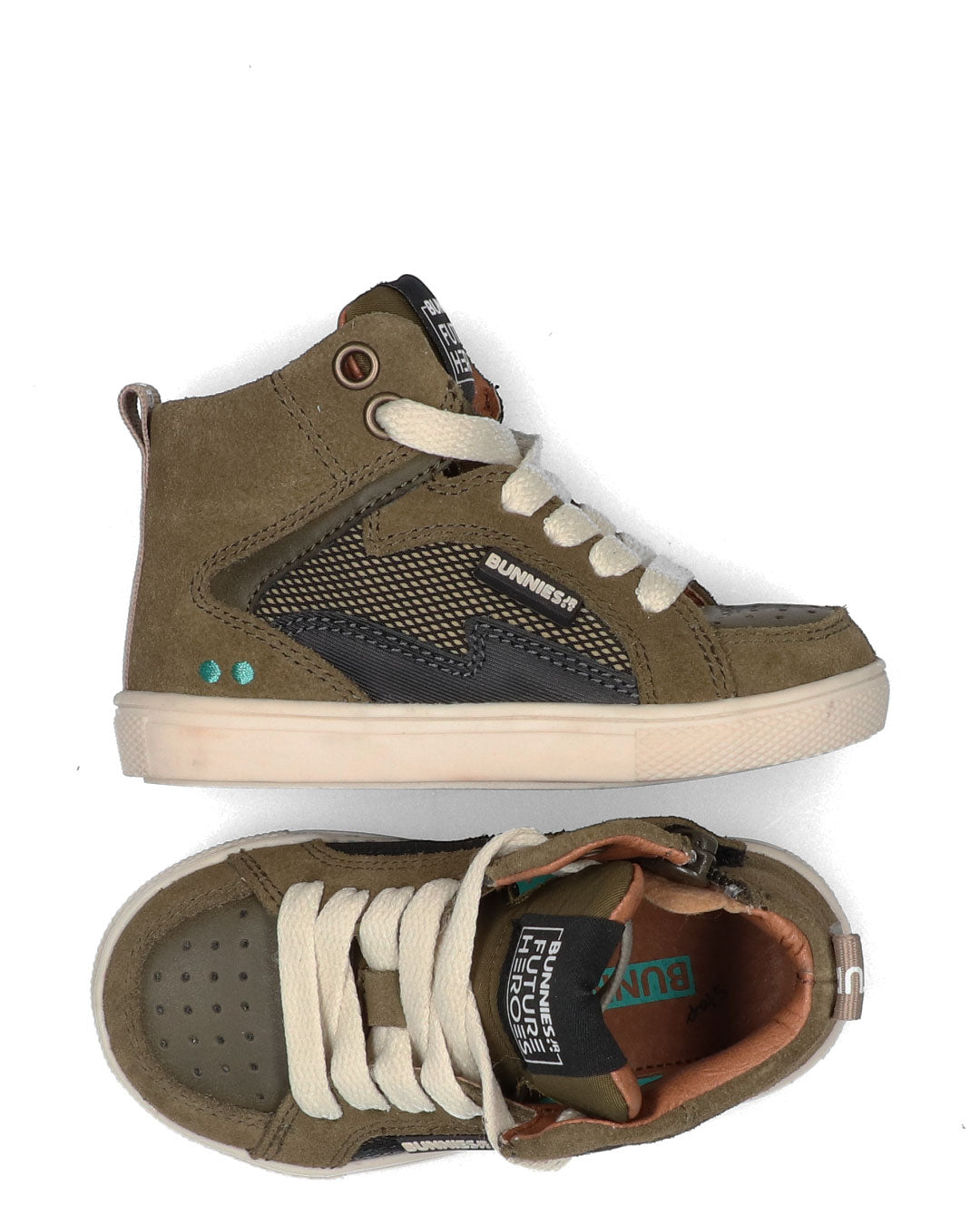 LUX LOUW Jongens Sneakers Groen