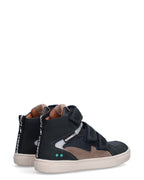 LEX LOUW Jongens Sneakers Donkerblauw